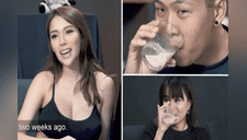 Presentadora asiática invita su leche materna a sus compañeros en vivo y se vuelve viral [VIDEO] 
