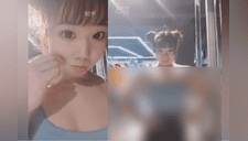 Asiática con ‘angelical’ rostro presume su cuerpo en gimnasio y asombra al mundo [VIDEO] 