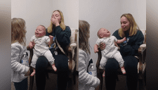 Bebé escucha por primera vez y su reacción conmueve a todos en redes sociales [VIDEO] 