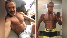 Abuelo de 60 años luce su sexy cuerpo desnudo y es la envidia de todos los jovencitos [FOTOS] 