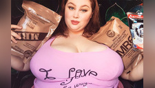 Mujer con obesidad mórbida cobra 100 dólares por agitar su estómago en Internet [VIDEO]