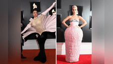 8 famosas que fueron las "peores vestidas" en la alfombra roja de los Premios Grammy [FOTOS] 