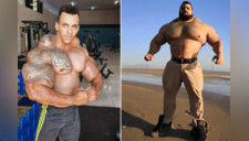 “Hulk brasileño” reta a “Hulk iraní” a pelea para saber quién es más fuerte [FOTOS]