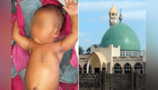 Bebé de Nigeria nace con extrañas marcas árabes en su cuerpo; creen que tiene un don especial [FOTOS]