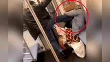 Hombre patea cara de anciana y pasajeros solo graban el brutal ataque [FOTOS] 