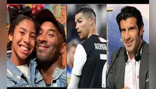 Kobe Bryant: Cristiano Ronaldo y Luis Figo reciben críticas por copiar el mismo mensajes de condolencias
