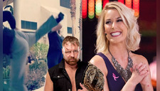 El ex campeón de WWE, Jon Moxley, le da una "superpatada" a su esposa en vídeo de Instagram