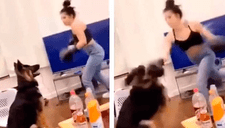 Mujer golpea repetidas veces a su perro en la cabeza y causa indignación en redes sociales (VIDEO)