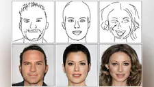 Esta inteligencia artificial solo necesita de un dibujo mal hecho para crear un retrato fotorrealista