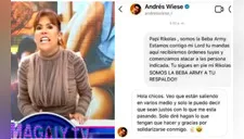 La Beba Army: ¿Podría Andres Wiese proceder legalmente contra Magaly Medina?
