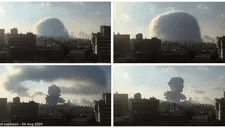 ¿Por qué la explosión de Beirut produjo una nube con forma de hongo si no fue una bomba nuclear?