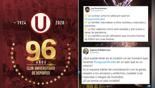 Usuarios critican a hinchas de la 'U' por haber celebrado su aniversario en plena pandemia