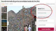 Polémica por web turística que ofrece visita a “comunidades locales” en Villa María del Triunfo por 97 euros
