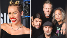 Miley Cyrus le rinde tributo a Metallica y prepara un álbum de covers de la banda
