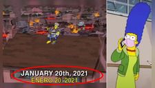 ¿Nada bueno aguarda el 2021? Los Simpson predicen un futuro apocalíptico para la humanidad (VIDEO)