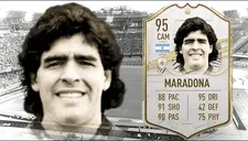 Maradona: carta ícono del astro argentino en FUT de FIFA 21 aumenta su precio tras su fallecimiento