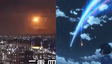 ¿Your Name?: Un meteorito iluminó Japón y el impresionante acontecimiento quedó registrado en video