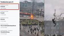 Holanda se vuelve tendencia en redes por protestas contra el toque de queda (VIDEOS)