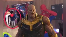 Niño ataca a Thanos para ayudar a los Vengadores y se vuelve viral