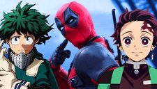 Deadpool emociona a los fanáticos tras mencionar a My Hero Academia y Kimetsu no Yaiba