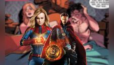 Capitana Marvel y Dr. Strange son la nueva pareja de Marvel, tras apasionada noche