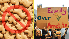 ¿Adiós a las galletas con forma de animales? Veganos exigen su prohibición