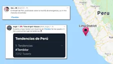 Así reaccionaron los usuarios en las redes sociales tras el temblor en Lima
