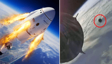 La NASA revela que la nave de SpaceX casi impacta contra un ovni (VIDEO)