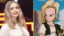 Fan convierte a Elizabeth Olsen en Androide 18 de Dragon Ball y el resultado es increíble