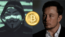 Anonymous lanza mensaje y critica a Elon Musk por manipular precio del Bitcoin con sus tuits