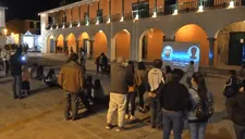 Ayacucho: exponen audios de Vladimiro Montesinos en la Plaza de Huamanga (VIDEO)