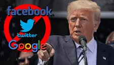 'Si me lo hacen a mí, se lo pueden hacer a cualquiera': Trump demanda a Facebook, Twitter y Google