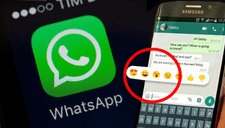 ¿WhatsApp copia de Messenger? La famosa app de mensajería implementaría reacciones en sus mensajes