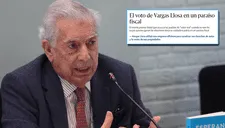 "Tenía su verdadera patria en un paraíso fiscal": Periodista español critica a Mario Vargas Llosa