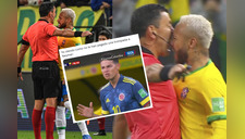 Neymar "pechó" a árbitro Roberto Tobar y las redes explotaron