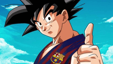 “Dragon Ball”: jugador del FC Barcelona celebra al estilo de Goku