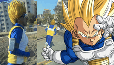 "Dragon Ball": cosplayer sale a correr vestido de Vegeta y lo confunden con Goku