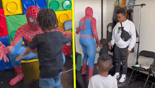 Hombre ahorra para comprarse disfraz de Spiderman y sorprender a su hijo en su cumpleaños