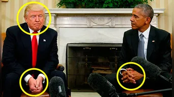 Trump y Obama se reunieron y esto fue lo que reveló su lenguaje corporal