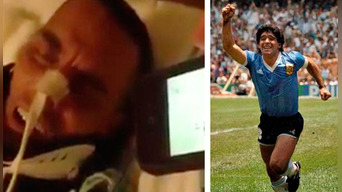 Viral: Él estaba en estado vegetal y al escuchar un gol de Maradona reaccionó así