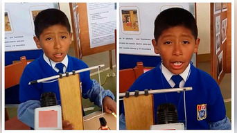 Niño cusqueño tiene un ingenioso invento para salvar vidas en un sismo