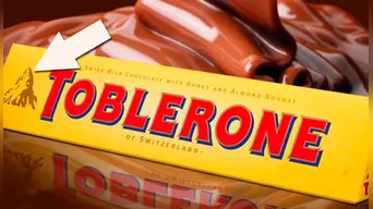 ¿Cuál es el mensaje oculto en el logo del chocolate Toblerone?