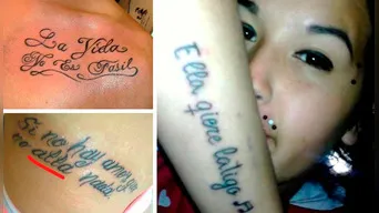10 frases que no se pueden presumir por culpa de los tatuadores 
