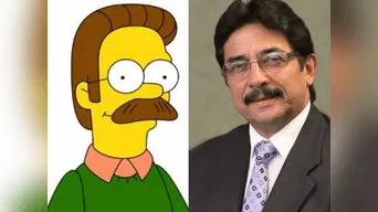 Ned Flanders y Enrique Cornejo.