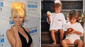 Así lucen los hijos de Pamela Anderson