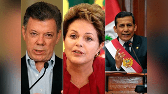 Presidentes de México, Chile y Perú