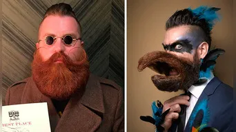Las mejores barbas y bigotes de Estados Unidos se presentaron a peculiar concurso