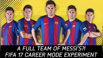 ¿Qué pasa si juegas con 11 futbolistas con las características de Lionel Messi?
