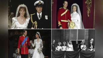 Estos son los suntuosos vestidos de 11 bodas reales. 