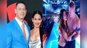  John Cena y Nikki Bella fue captada saliendo de un centro comercial